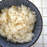 新生姜の炊き込みご飯